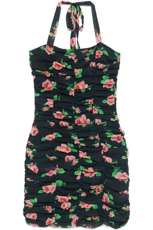 ROTATE Kort kjole i chiffon