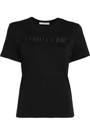 Helmut Lang T-shirt med smal pasform og logo