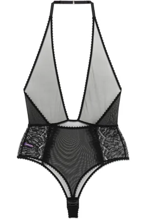MAISON CLOSE Gennemsigtigt bodysuit