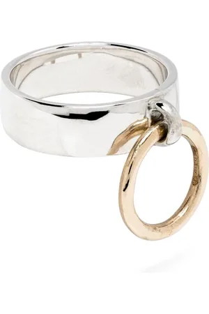 Roses Pierced-ring i 14 karat guld og sterlingsølv