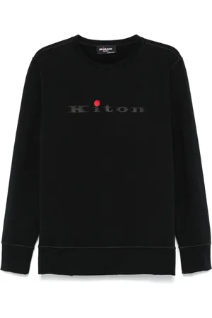 Kiton Sweatshirt med gummi-logo