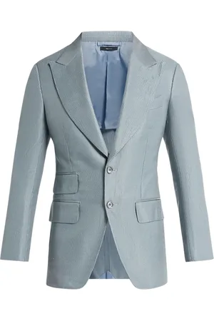 Tom Ford Ribbet enkeltradet blazer