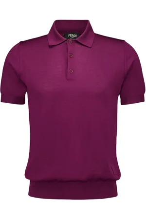 Fendi Polo med præget logo