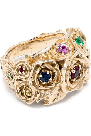 Roses Rose-ring i 14 karat guld
