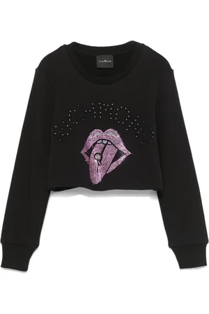 John Richmond Sweatshirt med rhinsten
