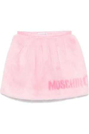 Moschino Nederdel med imiteret pelskant