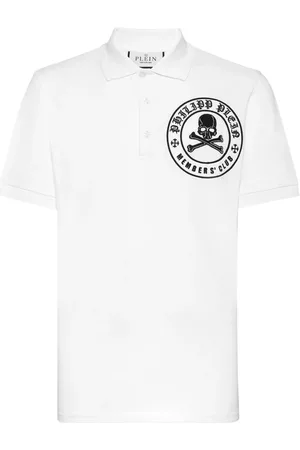 Philipp Plein Skull & Bones polotrøje i piqué