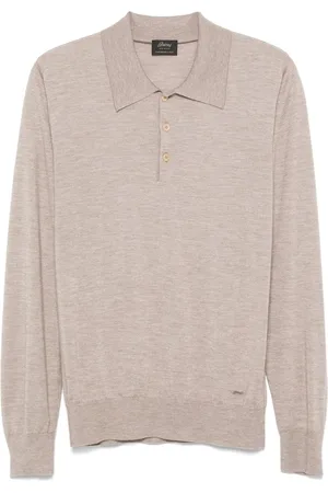 BRIONI Finstrikket polo