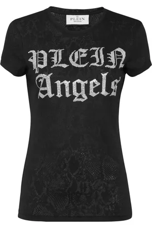 Philipp Plein T-shirt med logoudsmykning