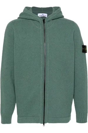 Stone Island Cardigan med kompasmærke