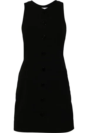 Ganni Kort lys Twill Suiting-kjole