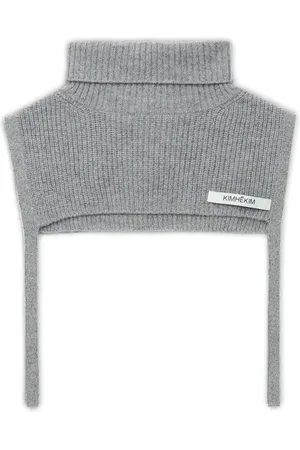 KIMHEKIM Tørklæde med logoapplikation og rullekrave