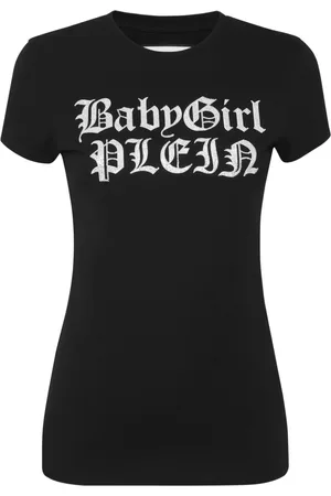 Philipp Plein T-shirt med logoudsmykning