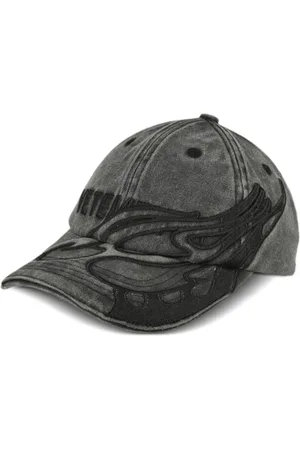 Vetements Blackout baseballkasket med flammelogo