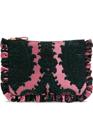 La DoubleJ Jeans-clutch i jacquard