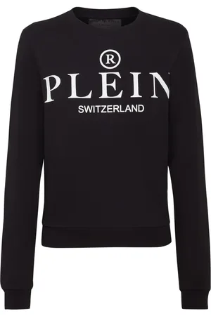Philipp Plein Langærmet Iconic Plein sweatshirt med rund hals