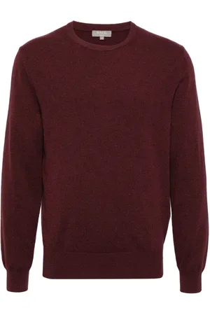 N.PEAL Oxford-trøje med rund hals