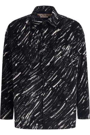 Marni T-shirt med skitsetryk