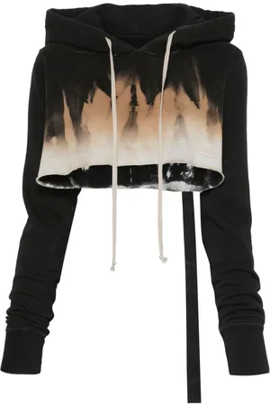 Rick Owens Cropped hættetrøje