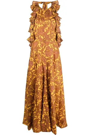 ZIMMERMANN Blomstret kjole med halterneck