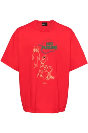 Kolor T-shirt med grafisk tryk