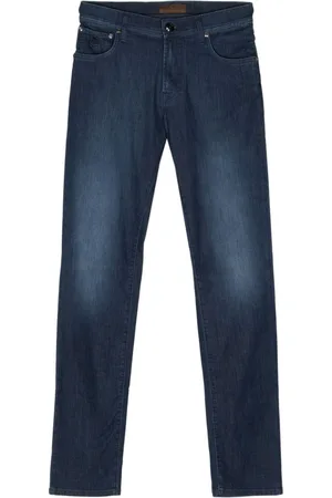 corneliani Jeans med lige ben og mellemhøj talje