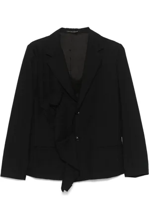 YOHJI YAMAMOTO Blazer med slitageeffekt