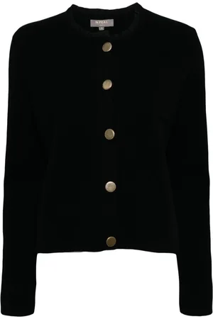 N.PEAL Cardigan med rund hals