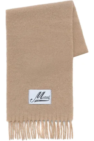 Marni Uldtørklæde med logo