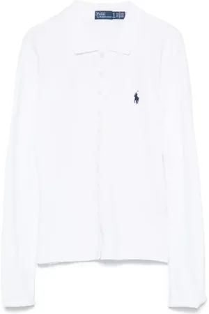 Ralph Lauren Langærmet polo med knapper