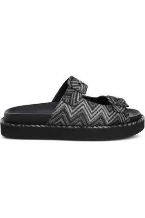 Missoni Clea sandaler med zigzagmønster