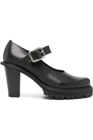 Comme des Garçons 95 mm lædersandaler