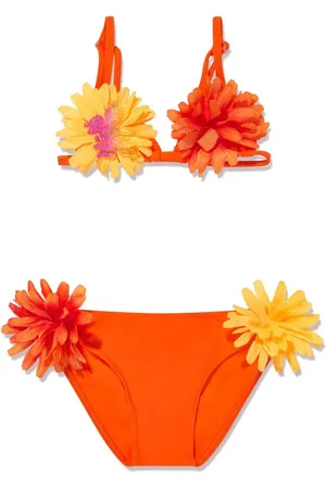 Selini Action Bikini med blomsterapplikation