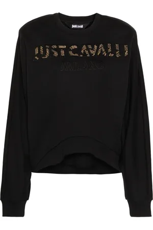 Roberto Cavalli Sweatshirt med nittedetalje