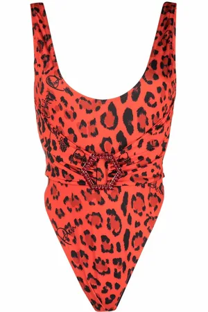 Philipp Plein Badedragt med leopardtryk