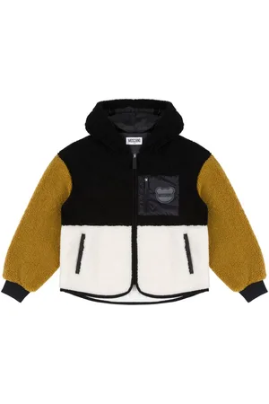 Moschino Jakke med hætte og bamse-logo