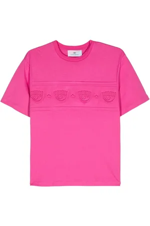 Chiara Ferragni T-shirt i bomuld med Eyelike-prægning