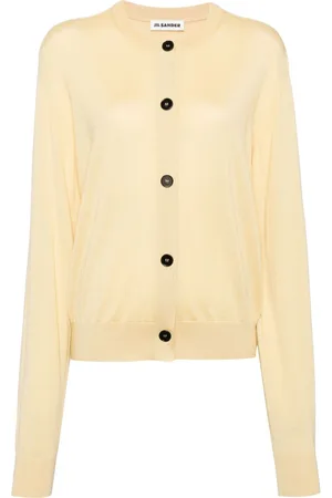 Jil Sander Cardigan med rund hals