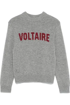 Zadig & Voltaire Intarsiastrikket sweater med logo