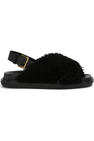 Marni Fussbett sandaler i lammeskind