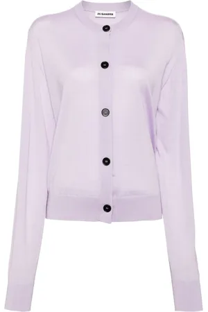 Jil Sander Cardigan med rund hals
