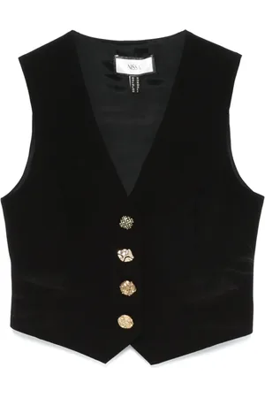 NISSA Vest med dekorative knapper