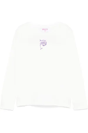 PUCCI Junior T-shirt med logotryk