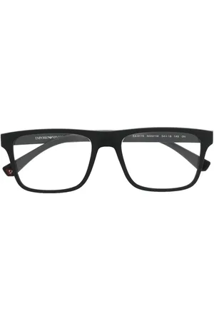 Emporio Armani Rektangulære solbriller med udskiftelige glas