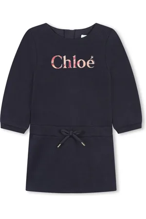 Chloé Kjole med logo-applikation