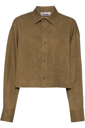 Izzue Cropped jakke med plisseringer