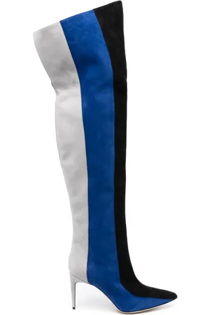 Manolo Blahnik Lårhøje Chicuyuhi 85mm støvler i ruskind
