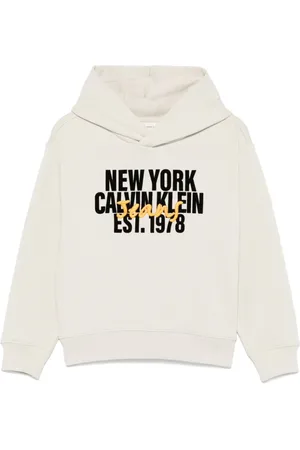 Calvin Klein Hættetrøje med flock-logo
