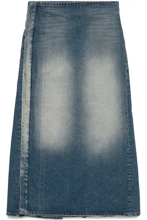 Y / PROJECT Mellemlang nederdel i denim