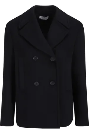 Alexander McQueen Peacoat i filtet uld